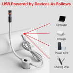 Hands-Free Magnetic USB Lamp Body Alignment Guide