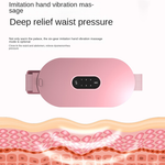 Electric Heated Waist Belt Abdominal Therapy Massager