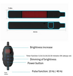 Infrared Red Light Therapy Heating Waist Belt