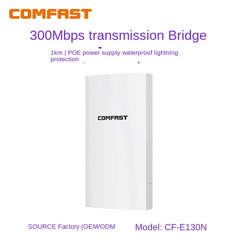 2.4GHz COMFAST CF-E130N Outdoor WIFI Bridge – Reliable Wireless Solution for Elevator & Industrial Applications