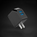 LED Fast Charging Adapter Dual USB Automatic