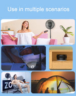 AITECH™ Foldable Wireless Smart Fan | Remote Controlled & Rechargeable