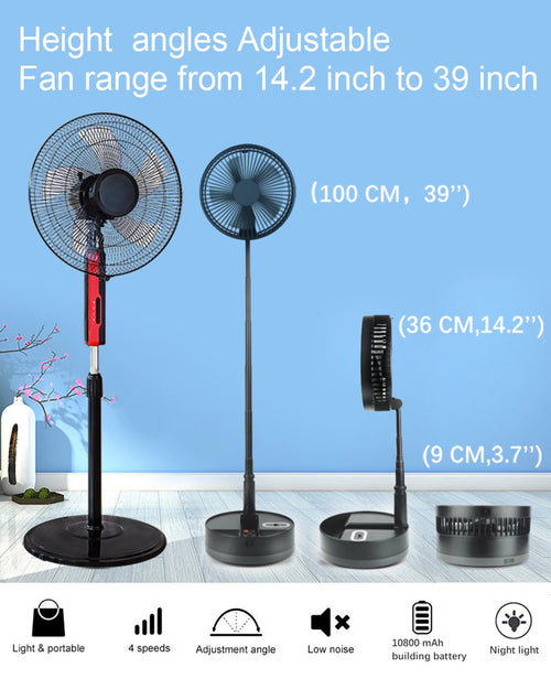 AITECH™ Foldable Wireless Smart Fan | Remote Controlled & Rechargeable – image 2