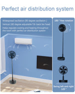 AITECH™ Foldable Wireless Smart Fan | Remote Controlled & Rechargeable